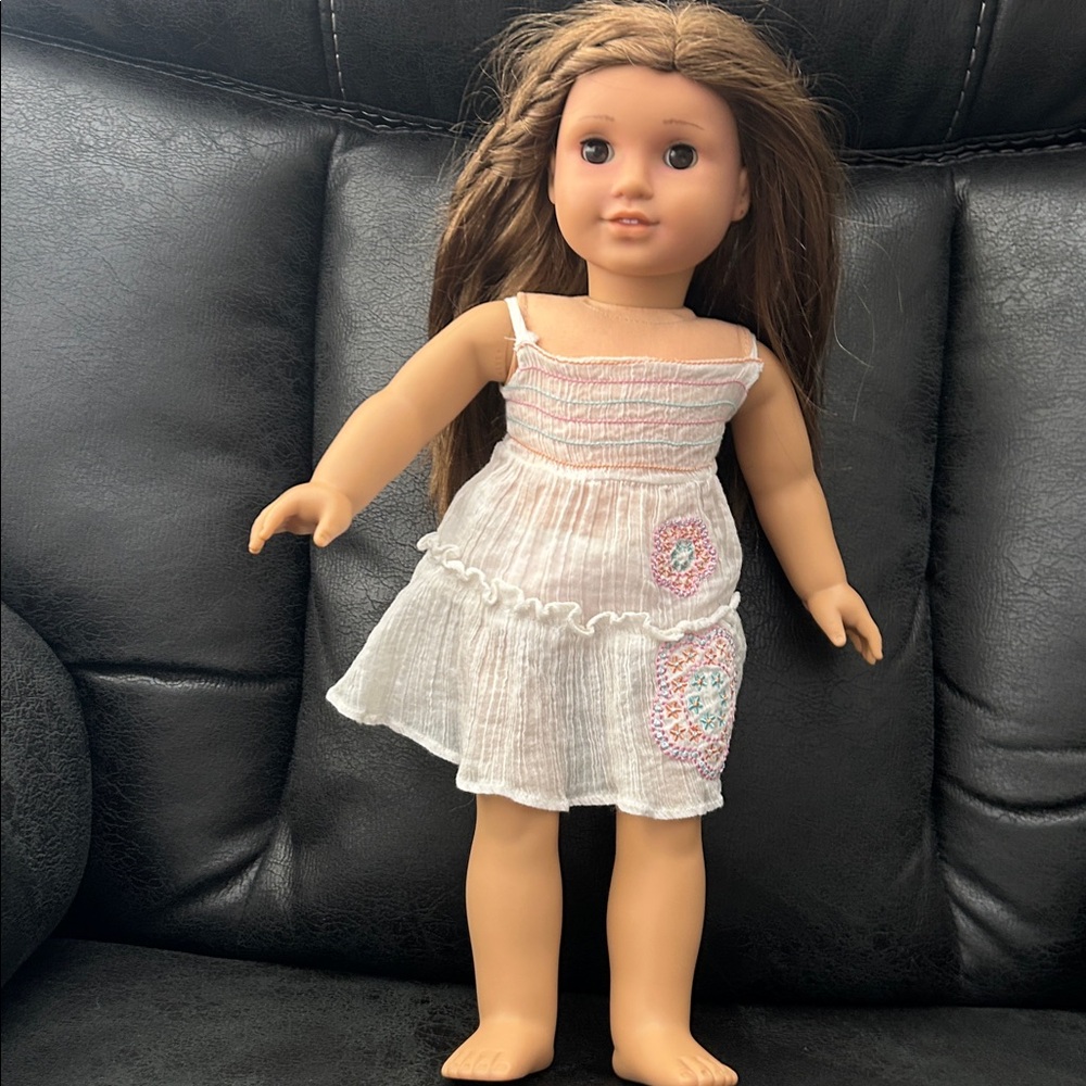 American Girl Doll with Brown Hair and Brown Eyes